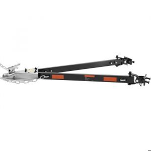 Barre de Remorquage-Duoku-Capacit&eacute; de Remorquage de 5 500 lb-Barre de Remorquage Universelle Mont&eacute;e sur Pare-chocs avec Cha&icirc;nes