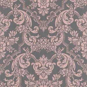 papier peint intiss&eacute; 570649 papier peint baroque 53 x 1005 cm Rasch Trianon XIII gris rose