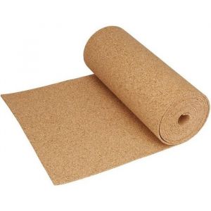 Rouleau de liège épaisseur 6mm pour isolation thermique et phonique - Marron