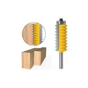 Fraise à bois 8mm pour tenon et mortaiseOutil professionnel pour machine à tenonner avec queue 8*19*54mm et revêtement anti-usure
