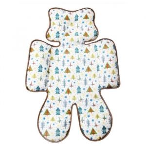 Poussette Matelas Universel Soutien Bébé Coussin de Siège Auto Réducteur de Landau en Coton pour Enfant Infant Coussin Poussette