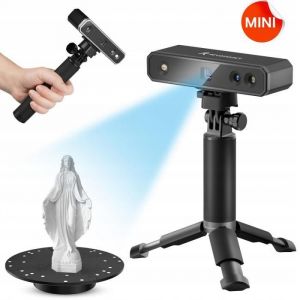 Revopoint Mini Standard Scanner 3D 0.02mm haute Précision Lumière Bleue pour imprimante 3Davec Portable Table Tournante