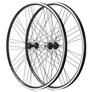 Roue avant VTT double paroi argent - RODI - Blocage MTB 36T Axe 100mm