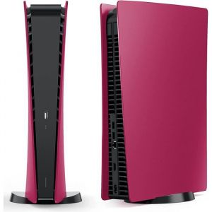 PS5 Façades de Protection Rouge Plaque de Remplacement pour Digital Edition Playstation 5 Plaques Latérales Antichoc Rigides Shell