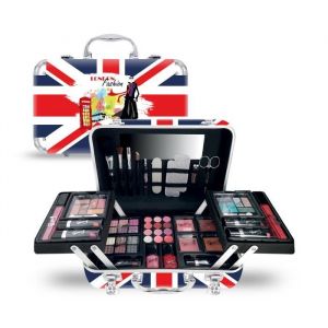 Coffret maquillage - GLOSS - Collection London - 62 pièces - Format valise - Noir