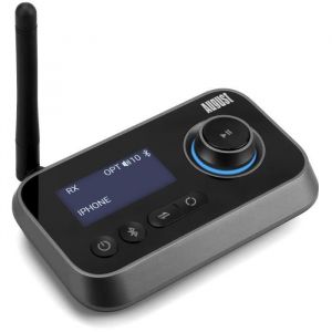 Transmetteur Audio Bluetooth TV Récepteur Hifi Chaine Enceinte  Multipoint Jack 3.5mm RCA Optique Double connexion- August MR280