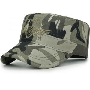 Casquette Baseball Homme Broderie de Sport Exterieur Réglables Camouflage