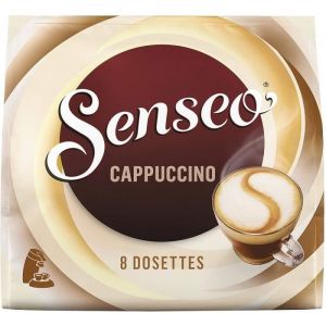 Senseo Cappuccino Nouveaux Design Nouvelle Composition Lot de 10 10 x 8 Dosettes de Café