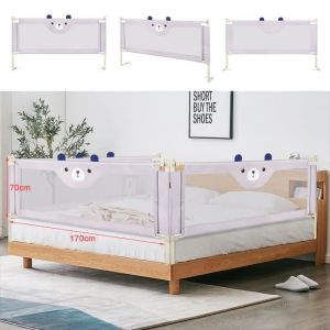 XUANYU Barri&egrave;re De Lit B&eacute;b&eacute;PortableEnfants Lit RailsProtection De ChuteGarde-Corps &Agrave; Levage Vertical170cm