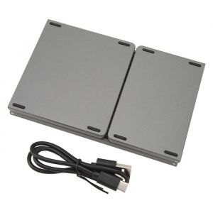 Mxzzand Clavier Bluetooth pliable Clavier pliable sans fil Bluetooth Portable avec pav&eacute; tactile pour informatique clavier