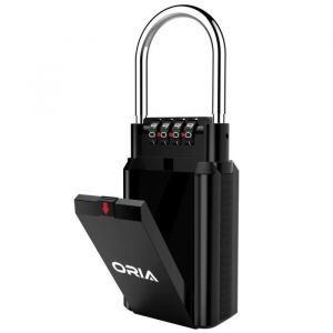 Oria Boite a Cadenas pour Clef, Boite à Clef à Code, Coffre de Combinaison, Rangement Sécurisé pour les Clés Select Access