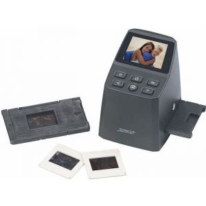 Scanner autonome 8 Mpx / 2400 dpi pour diapositives et n&eacute;gatifs - SOMIKON - SD-950 - USB 2.0 - 50 x 50 mm - Noir