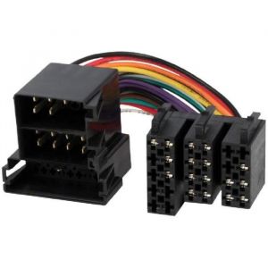 Fiche autoradio ISO 36PIN femelle vers ISO 26PIN male Opel - ADNAUTO - Universel - Noir