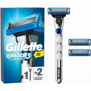 GILLETTE Rasoir Mach3 Turbo - 3 lames