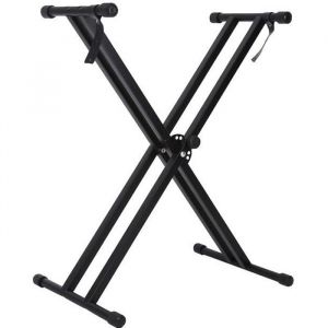 Support Banquettes pour Piano Clavier Synth&eacute;tiseur Stand Pied X-Form -ROE