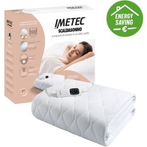 Surmatelas Chauffant - Imetec - 1 Place Adapto Maxi 195x90 cm - 6 Températures - Tissu Hypoallergénique - Température Constante