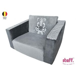 Stefano fashion - Zèbre costaud - fauteuil dépliable en lit - 1-3 ans