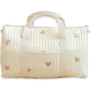 Grande Capacit&eacute; Brod&eacute; Sac &agrave; Langer pour B&eacute;b&eacute; Fourre-toutSac de Voyage L&eacute;ger Sac &agrave; Langer Bandouli&egrave;re B&eacute;b&eacute; Sac de Maternit&eacute; Sac