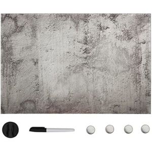 Tableau noir magn&eacute;tique - VIDAXL - 60x40 cm - Verre tremp&eacute; - Pratique - &Eacute;l&eacute;gant