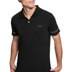 Polo Guess Homme Noir Slim Fit