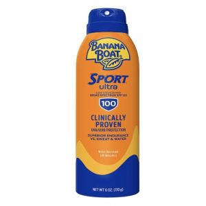 Spray bronzant Banana Boat Sport Ultra SPF 100 - Protection UVA/UVB - 170g id&eacute;al pour les sportifs!