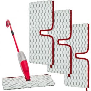 Lot de 3 Recharge Microfibres pour Balai Spray compatibles avec vileda Vileda 1-2 Spraymax Mop en Microfibre Lavable pour Cuisine