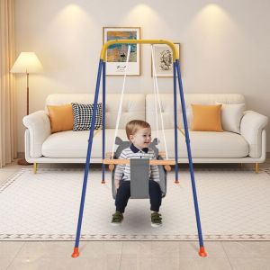 MIPAN Balan&ccedil;oire multifonctionnelle pour enfants - Avce Ceinture de s&eacute;curit&eacute; - R&eacute;glable - Maximale : 30 kg -AGRES DE BALANCOIRE