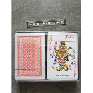 2 Jeux de 54 cartes  poker bridge ramibelote piquet manille #3