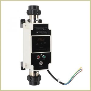 Chauffe-piscine chauffe-eau &eacute;lectrique pour piscine thermostat de bain &agrave; remous pour piscine creus&eacute;e et baignoire spa