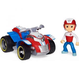 LA PAT PATROUILLE - VÉHICULE + FIGURINE RYDER - Véhicule de 15 cm Avec 1 Figurine À Collectionner Pat Patrouille - Paw Patrol