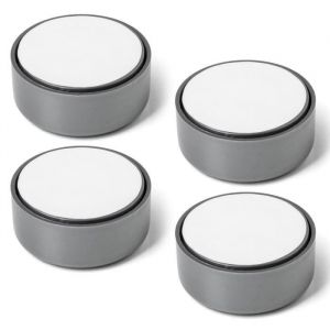 Pied de meuble - SO-TECH® - GOLF - Lot de 4 - Ajustable - Plastique - Gris