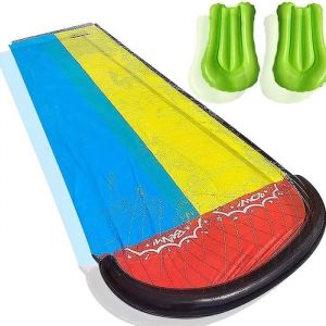 Toboggan Gonflable Tapis De Glisse Toboggans Aquatique Toboggan Aquatique pour Enfants Pelouse Jardin Jouer Piscine Jeux en Pl207
