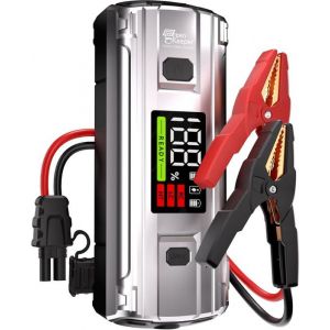 Booster Batterie Voiture 3000A Booster Batterie 12V Essence 8.0L Diesel 8.0LPd65W Charge Rapide BidirectionnelleExtension