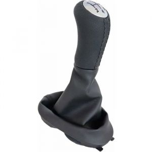 Levier Pommeau de Levier de Vitesse Maunal 5 Vitesses de Voiture avec Couvercle Coffre pour Clio 2 II Clio 3 III Megane 2 II ScéNic