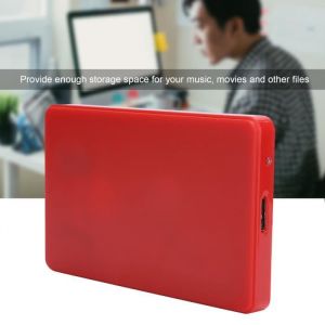 Disque dur externe VINGVO - 2.5 - USB 3.0 - Rouge - 500 Go