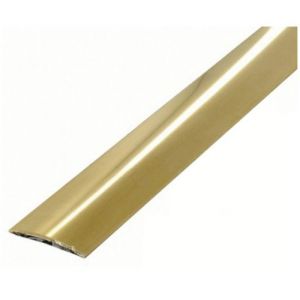 Barre de seuil adh&eacute;sive 093 m laiton poli - DINAC - 071143
