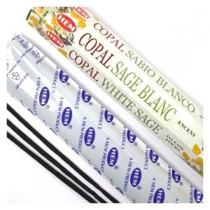 Encens parfum Copal / Sauge blanche Lot de 100 b&acirc;tons marque HEM