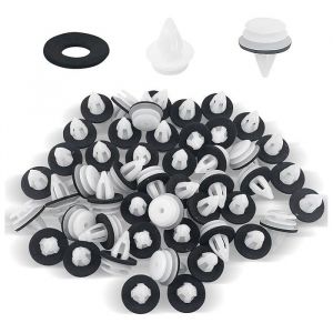 80 pcs Clips Voiture UniverselRetainer Vehicle Clips With Foam Cushion Design Car ClipsBody Fixing for Auto Cars Door
