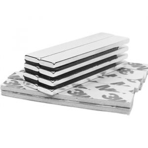 Aimant puissantAimant NeodymeAimant Puissant 8PCS 50 x 10 x 2mm Super Puissant Id&eacute;ale pour R&eacute;frig&eacute;rateurSurfaces Magn&eacute;tiques