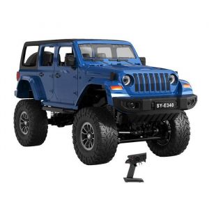 Vehicule radiocommande Double eagle Voiture t&eacute;l&eacute;command&eacute;e 1:14 (bleue) Jeep Crawler Pro E340-003