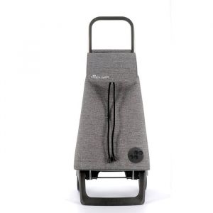 JET BABY TWEED - Chariot de Course - 2 Roues - Gris - Grande Capacité Ultra-Léger Tissu Tweed - Idéal Courses Marché