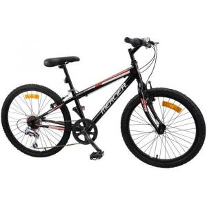 VTT 24 MERCIER - 6 vitesses - cadre mixte - noir