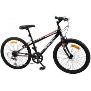 VTT 24'' MERCIER - 6 vitesses - cadre mixte - noir