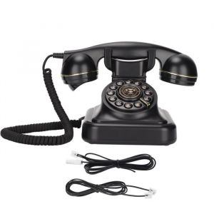 SALUTUYA téléphone fixe européen rétro Téléphone fixe Vintage élégant à la mode téléphone rétro européen materiel calculatrice