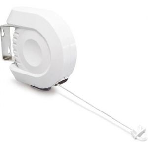 FIL A LINGE - TANCARVILLE - ETENDOIR - SAC DE SECHAGE Corde &agrave; linges r&eacute;tractable 12 m usage int&eacute;rieur ext&eacute;rieur S&eacute;choir