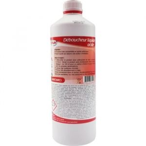 Super déboucheur liquide acide (1 Litre)
