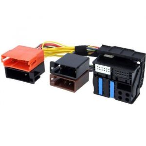 Fiches autoradio ISO GPS RNS-E - ADNAuto - Audi A3/A4/A6 - Noir - Connexion vidéo