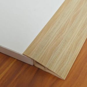 Rampes de seuil en PVCBarre de SeuilRéducteurs de SeuilBandes de Transition au Sol AutocollantesProfil de Compensation100cm×1cm
