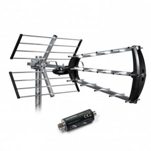 Antenne dextérieur trinappe 26 dB + filtre 694 MHz