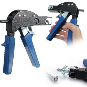 Pince Cheville Molly Mur Creux HAOPYOU - Outil Fixation Murale - Blanc - 16.3x2.7x14cm